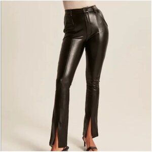Abercrombie & Fitch: The Skinny Ultra High Rise Curve Love Leather Pants